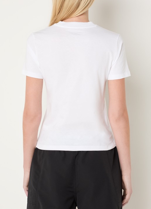 Carhartt WIP T-shirt met logo - achterkant 4 wit