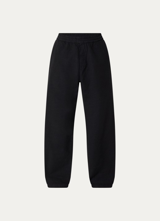 Carhartt WIP Walton straight fit jeans met gekleurde wassing - voorkant 4 zwart