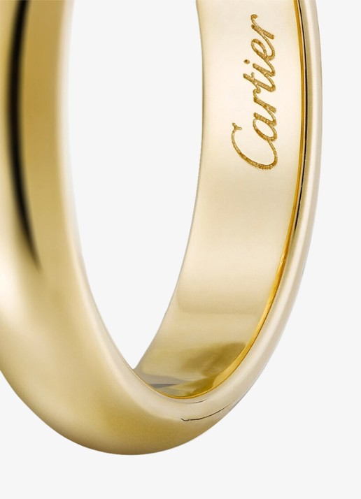 Cartier 1895 trouwring van 18 karaat geelgoud CRB40312 - detail 2 geelgoud