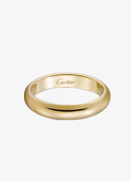 Cartier 1895 trouwring van 18 karaat geelgoud CRB40312 - voorkant 5 geelgoud