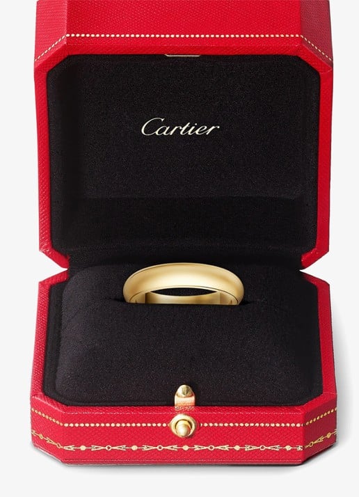 Cartier 1895 trouwring van 18 karaat geelgoud CRB4031300 - detail 4 geelgoud