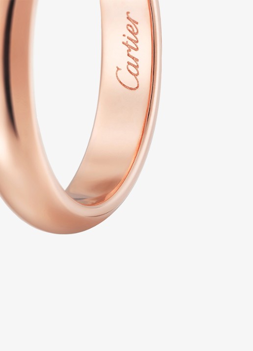 Cartier 1895 trouwring van 18 karaat roségoud CRB40966 - detail 2 roségoud