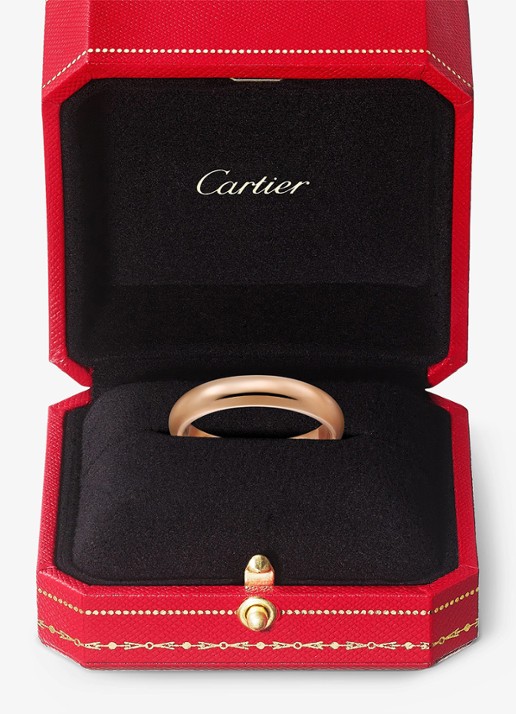 Cartier 1895 trouwring van 18 karaat roségoud CRB40966 - detail 3 roségoud