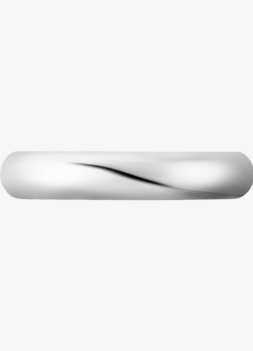 Cartier 1895 trouwring, van 18 karaat witgoud CRB4036800 - detail 7 witgoud
