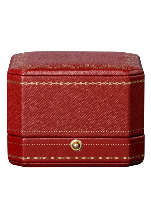 Cartier 1895 trouwring van platina CRB4036700 - detail zilver
