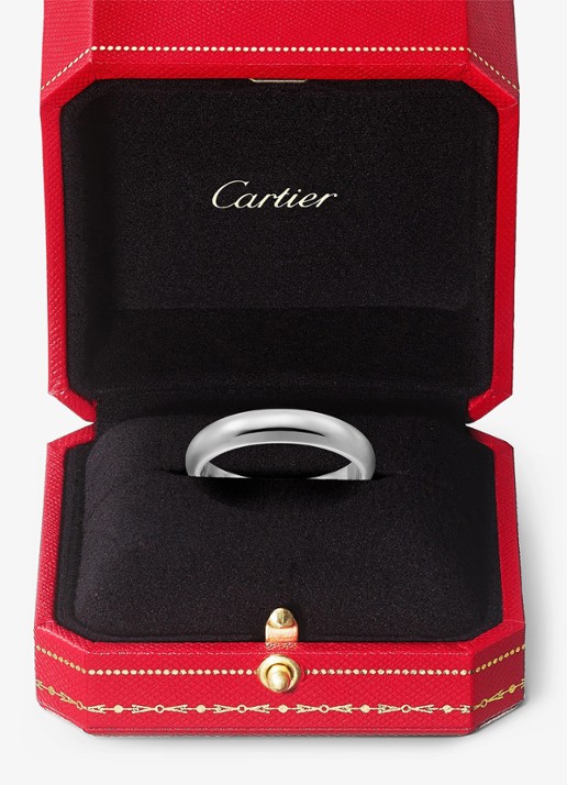 Cartier 1895 trouwring van platina CRB4036700 - detail 3 zilver