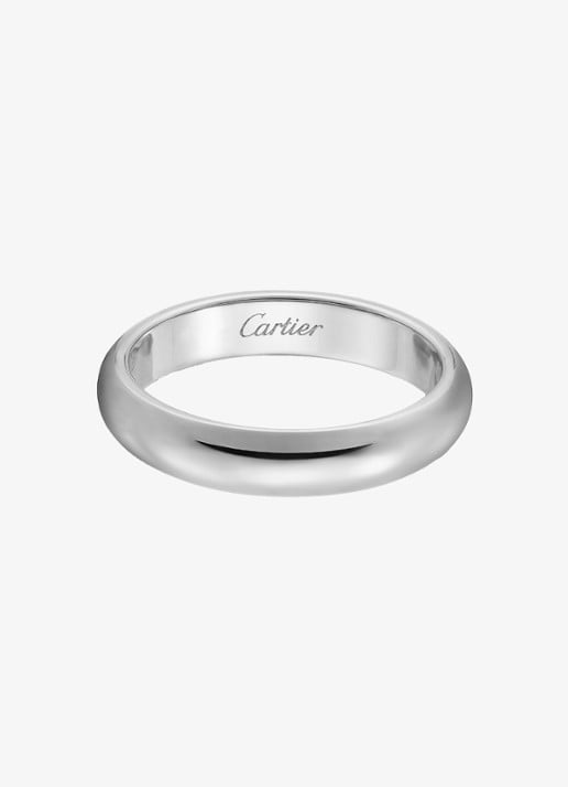 Cartier 1895 trouwring van platina CRB4036700