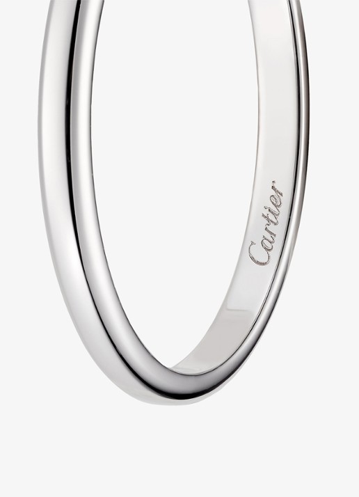 Cartier 1895 trouwring van platina CRB40780 - detail 7 zilver