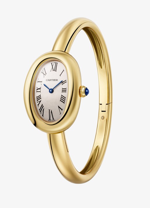 Cartier Baignoire small horloge van 18 karaat geelgoud, maat 16 CRWGBA0025 - voorkant 6 geelgoud