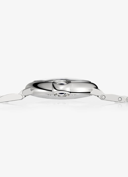 Cartier Ballon Bleu de Cartier horloge, 33 mm, met 0,05 ct diamant CRW4BB0021 - detail 4 zilver