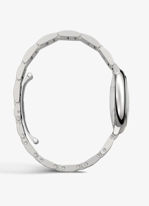 Cartier Ballon Bleu de Cartier horloge, 33 mm, met 0,05 ct diamant CRW4BB0021 - detail 6 zilver