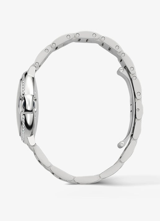 Cartier Ballon Bleu de Cartier horloge, 33 mm, met 0.58 ct diamant CRW4BB0023 - detail 3 zilver