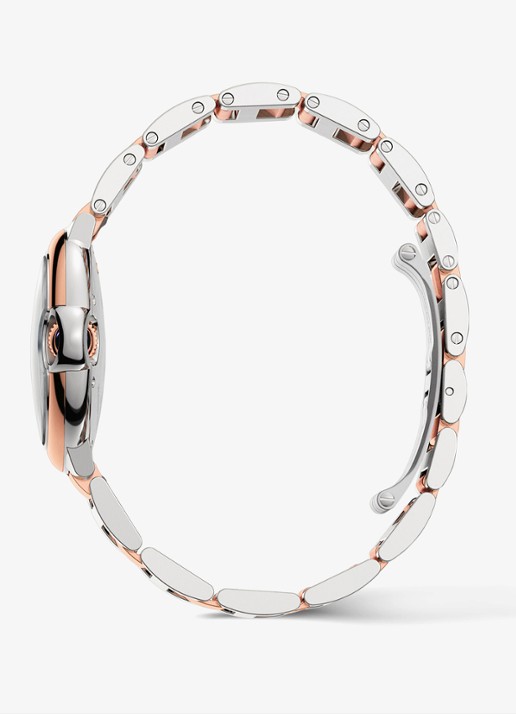 Cartier Ballon Bleu de Cartier horloge, 33 mm, van 18 karaat roségoud en staal met 0,05 ct diamant CRW3BB0021 - detail 3 roségoud