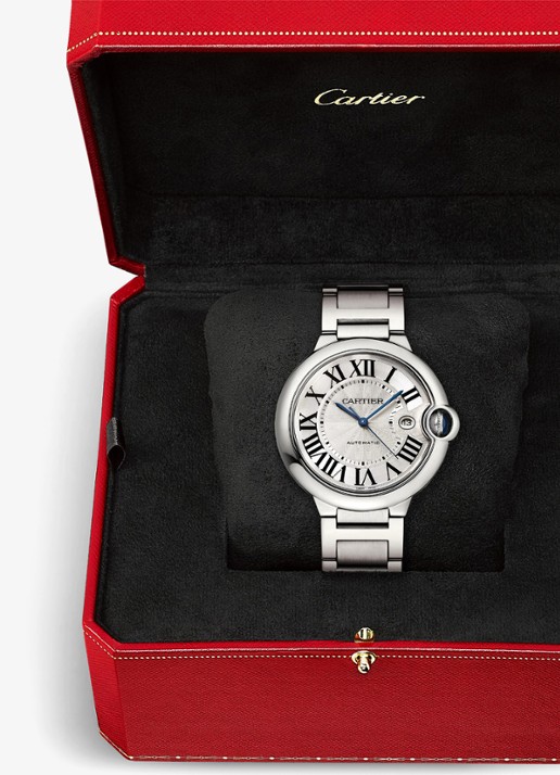 Cartier Ballon Bleu de Cartier horloge, 42 mm CRWSBB0049 - detail 4 zilver