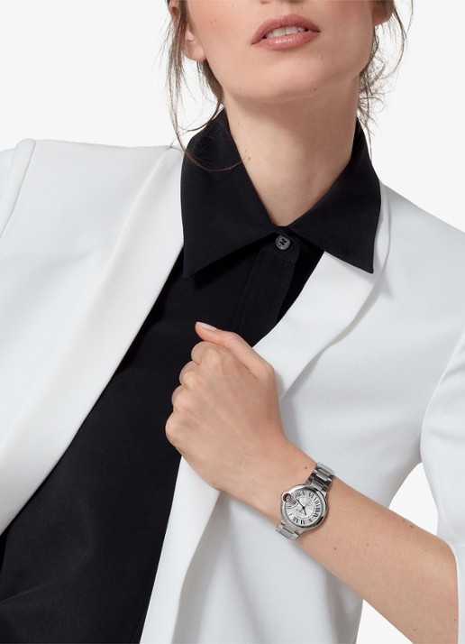 Cartier Ballon Bleu de Cartier horloge CRWSBB0044 - voorkant 6 zilver