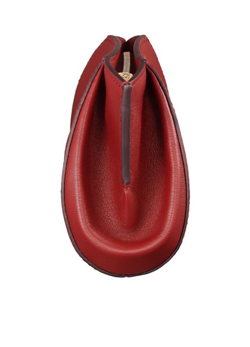 Cartier C de Cartier clutch van leer L3001479 - detail donkerrood