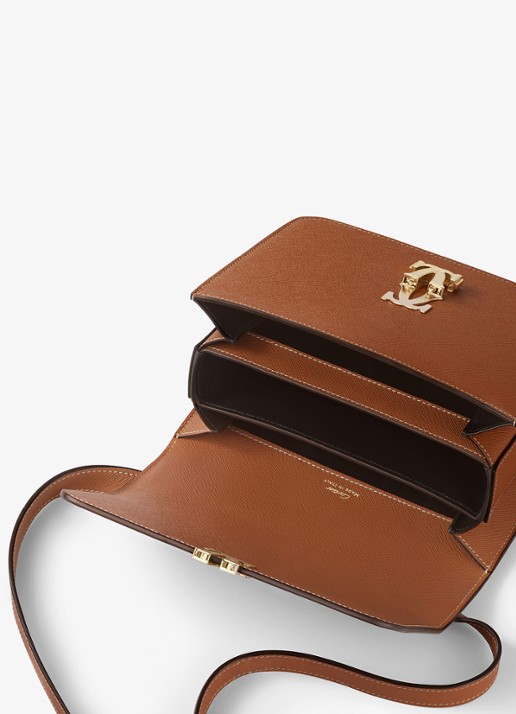 Cartier C de Cartier crossbodytas van kalfsleer CRL1002566 - detail 3 bruin