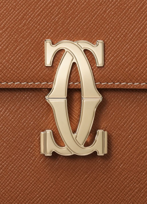 Cartier C de Cartier crossbodytas van kalfsleer CRL1002566 - detail 4 bruin
