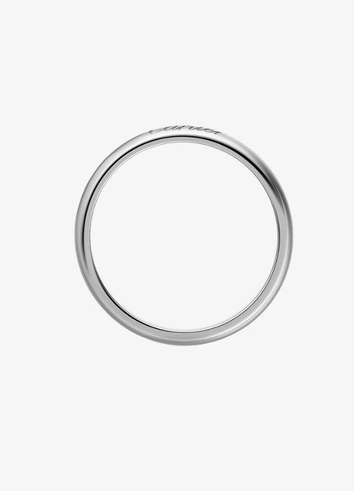 Cartier C de Cartier trouwring van platina CRB42324 - detail 5 witgoud