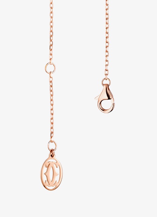 Cartier Cartier d'Amour armband, medium model van 18 karaat roségoud met 0.13 ct diamant CRB60630 - detail 5 roségoud