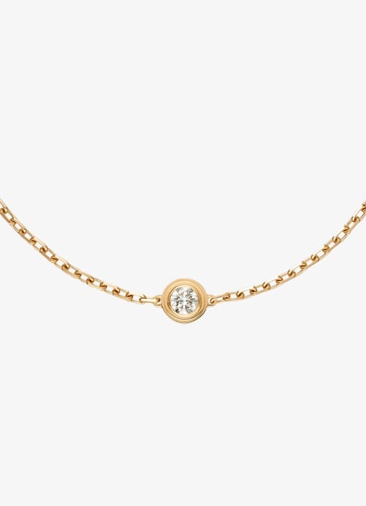 Cartier Cartier d'Amour armband, middel model van 18 karaat geelgoud met 0.13 ct met diamant CRB6062917 - detail 6 geelgoud
