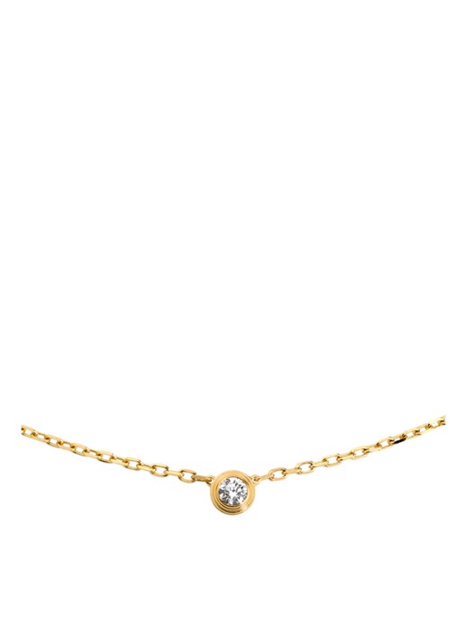Cartier Cartier d'Amour small ketting van 18k geelgoud met diamant B7215800