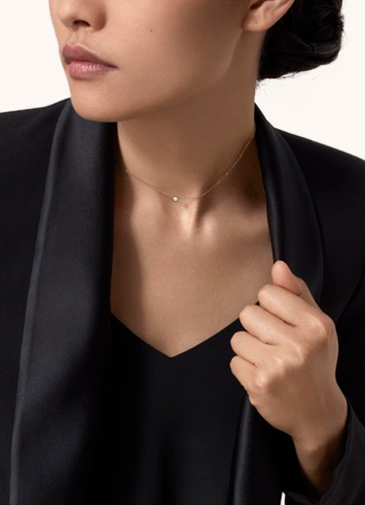 Cartier Cartier d'Amour small ketting van 18k geelgoud met diamant B7215800 - voorkant 2 geelgoud