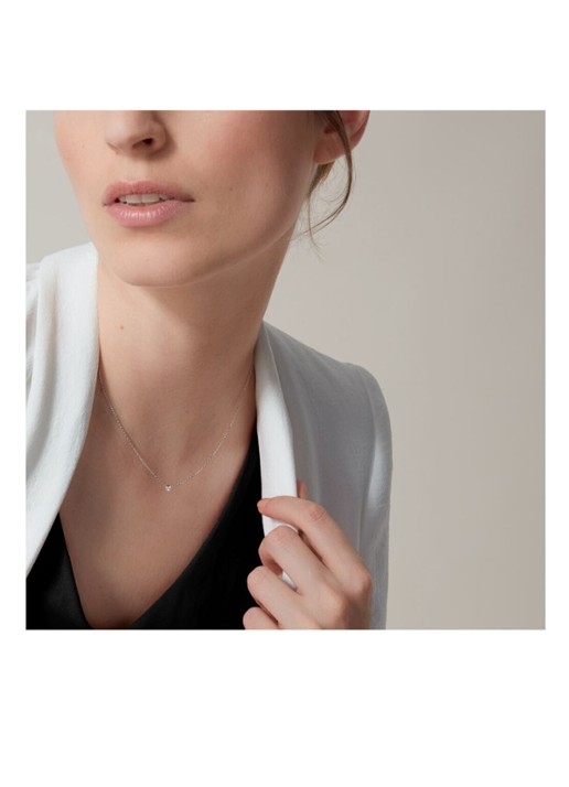 Cartier Cartier d'Amour XS ketting van 18k witgoud met diamant CRB7224515 - detail 2 witgoud