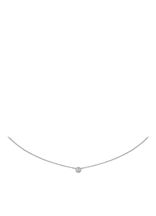 Cartier Cartier d'Amour XS ketting van 18k witgoud met diamant CRB7224515 - voorkant 4 witgoud