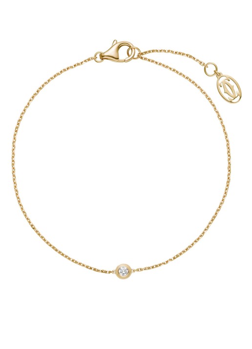 Cartier Cartier d’Amour armband van 18k geelgoud met diamant CRB6043300 - detail geelgoud