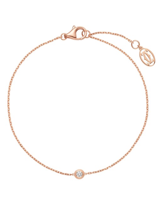 Cartier Cartier d’Amour armband van 18k roségoud met diamant CRB6040300 - detail roségoud