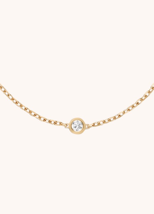 Cartier Cartier d’Amour XS armband van 18k geelgoud met diamant B6045617 - detail 3 geelgoud