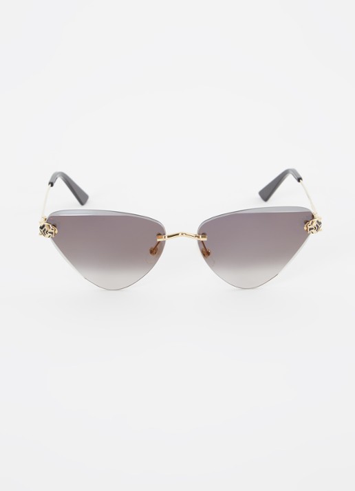 Cartier Cat Eye zonnebril CT0399S - detail goud