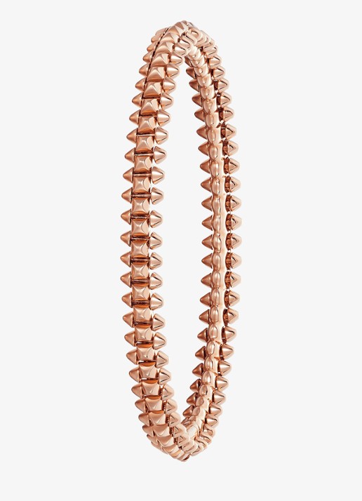 Cartier Clash de Cartier armband, small model van 18 karaat roségoud CRB60651 - detail roségoud