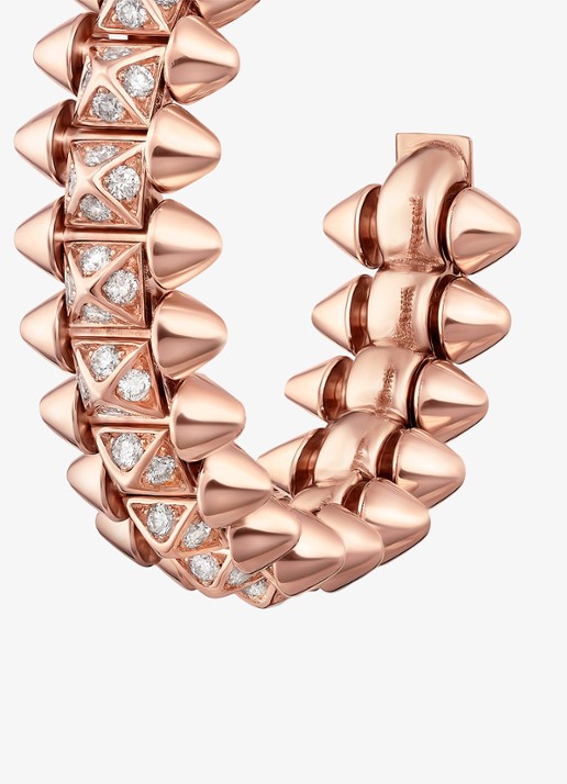 Cartier Clash de Cartier oorringen, klein model van 18 karaat roségoud met 0.51 ct diamant CRN8515239 - detail 3 roségoud