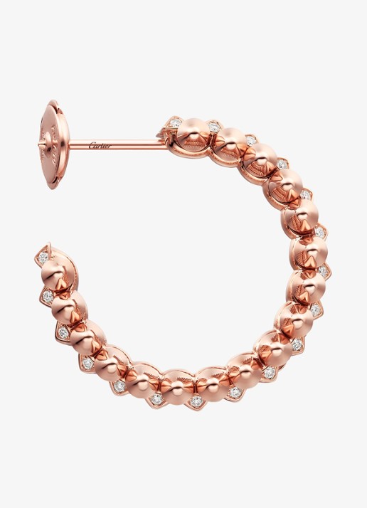 Cartier Clash de Cartier oorringen, klein model van 18 karaat roségoud met 0.51 ct diamant CRN8515239 - detail 5 roségoud
