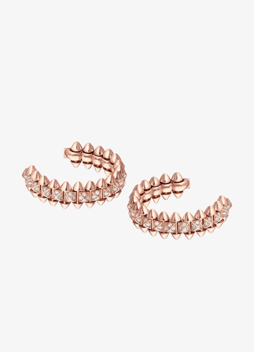 Cartier Clash de Cartier oorringen, klein model van 18 karaat roségoud met 0.51 ct diamant CRN8515239 - detail 6 roségoud