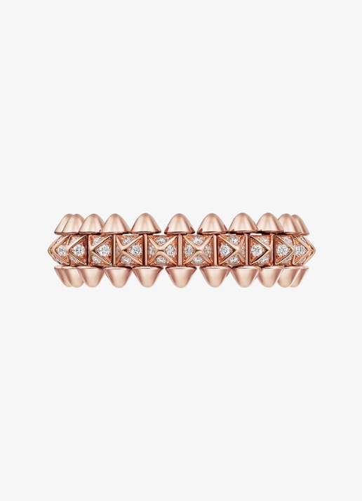 Cartier Clash de Cartier ring, klein model van 18 karaat roségoud met 0.31 ct diamant CRN4796100 - detail 2 roségoud