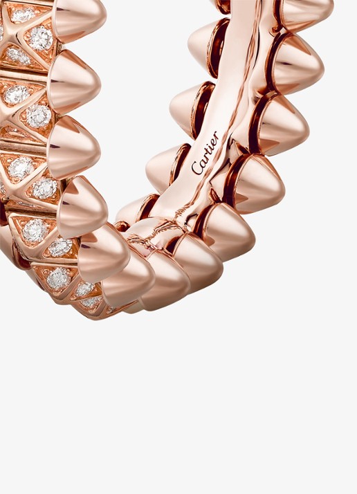 Cartier Clash de Cartier ring, klein model van 18 karaat roségoud met 0.31 ct diamant CRN4796100 - detail 4 roségoud