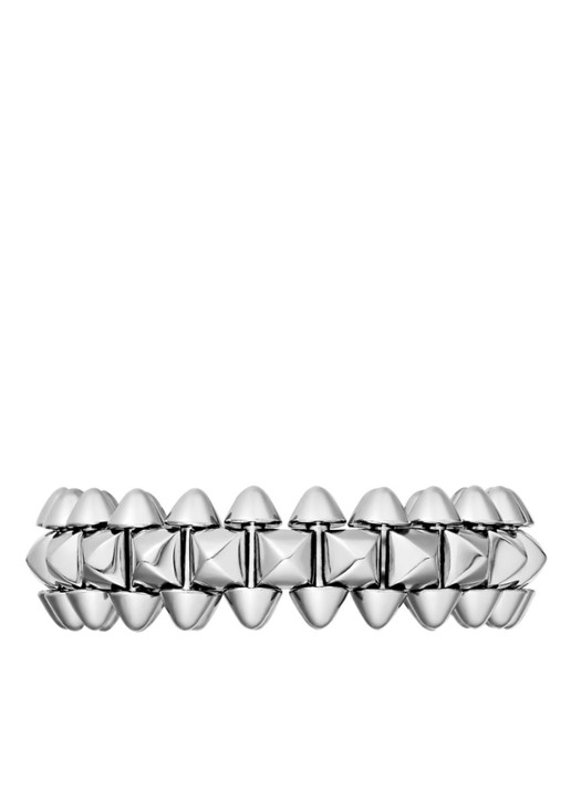 Cartier Clash de Cartier ring small van 18k witgoud CRB4233100 - detail witgoud