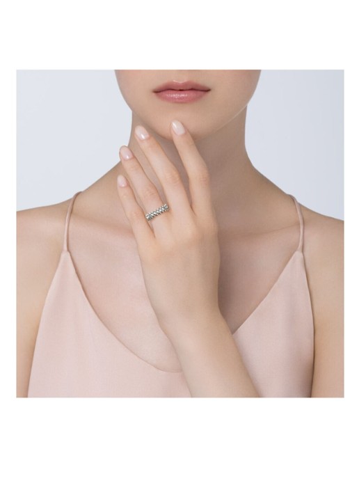 Cartier Clash de Cartier ring small van 18k witgoud CRB4233100 - detail 4 witgoud