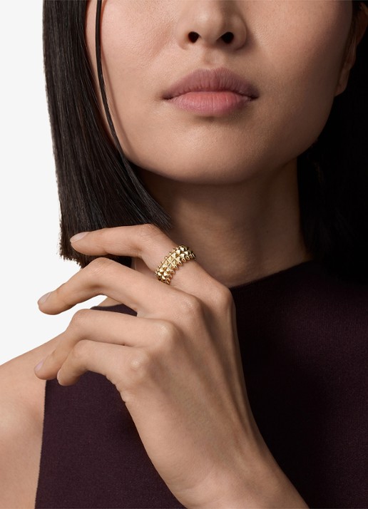 Cartier Clash de Cartier ring van 18 karaat geelgoud CRB42383 - voorkant 8 geelgoud