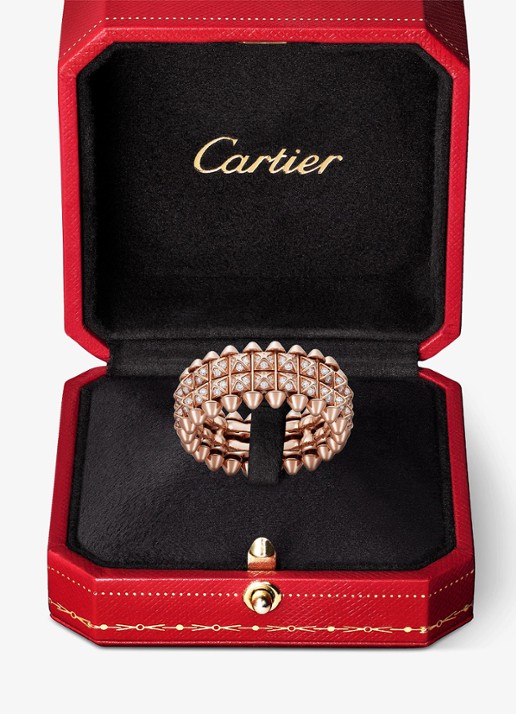 Cartier Clash de Cartier ring van 18 karaat roségoud met diamant CRB42379 - detail 7 roségoud