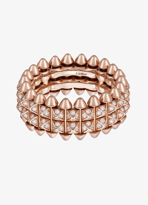 Cartier Clash de Cartier ring van 18 karaat roségoud met diamant CRB42379