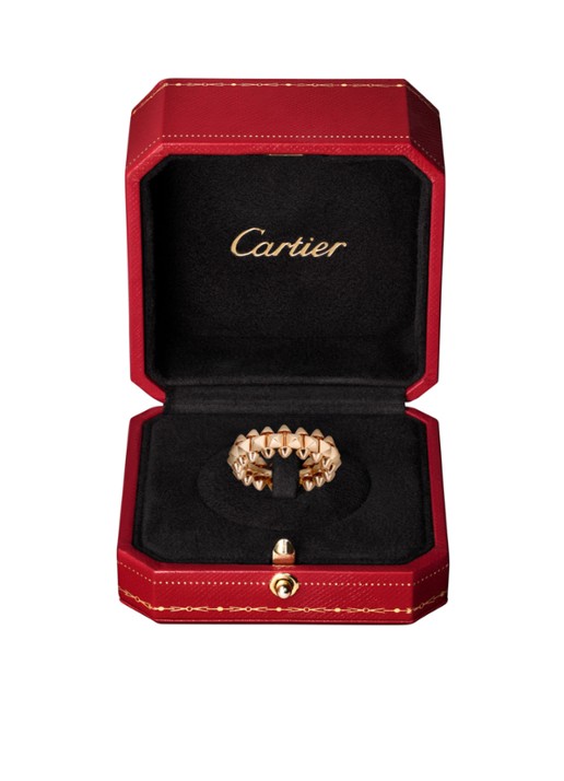 Cartier Clash de Cartier ring van 18k roségoud CRB4229900 - detail roségoud