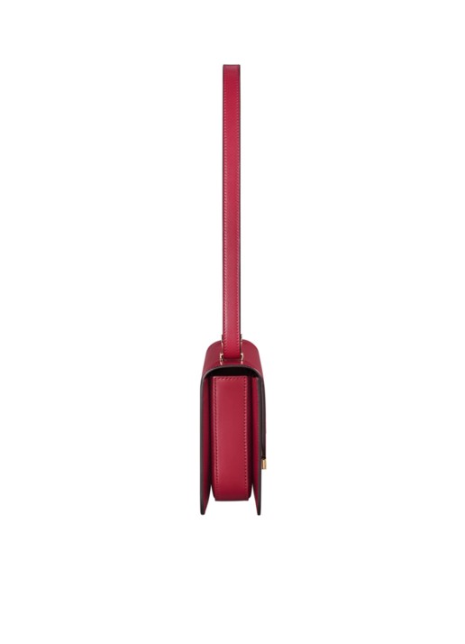 Cartier Double C Mini schoudertas van kalfsleer CRL1002293 - detail 3 steenrood