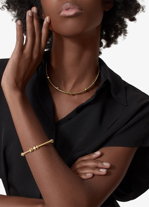 Cartier Écrou de Cartier bangle van 18 karaat geelgoud CRB6063817 - voorkant 2 geelgoud