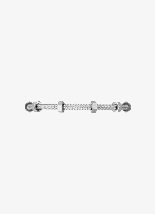 Cartier Écrou de Cartier bangle, van 18 karaat witgoud CRB6049617 - detail witgoud