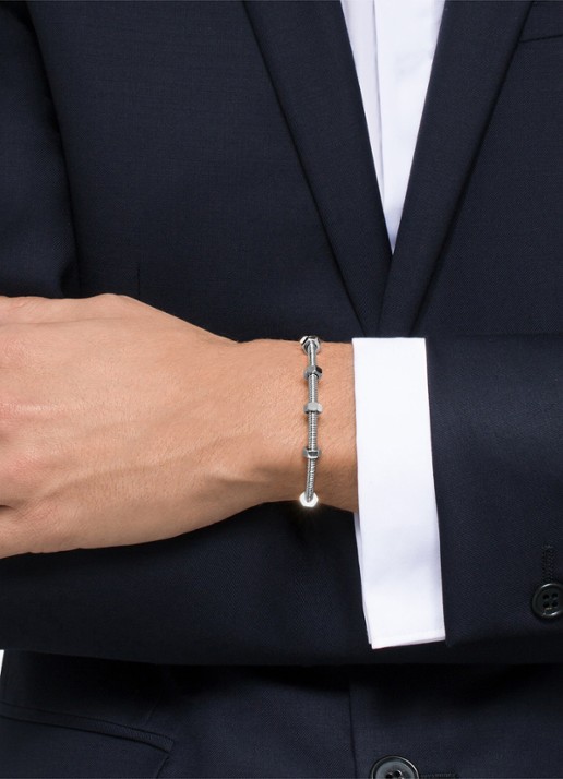 Cartier Écrou de Cartier bangle, van 18 karaat witgoud CRB6049617 - voorkant 8 witgoud