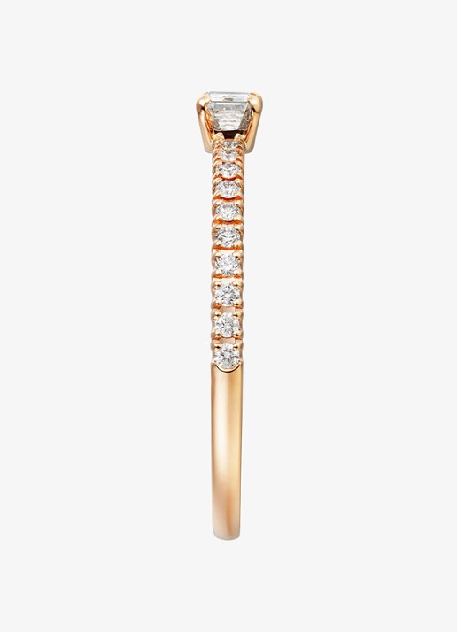 Cartier Étincelle de Cartier ring van 18 karaat roségoud met 0.10 ct diamant CRB42167 - detail roségoud